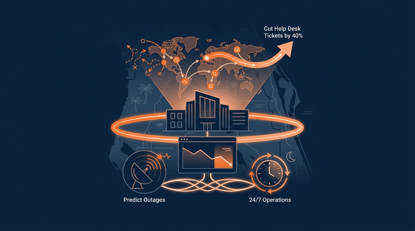 How Central Florida SMBs Can Use AI-Driven Managed IT Support to Predict Outages, Cut Help Desk Tickets by 40%, and Keep Operations Running 24/7